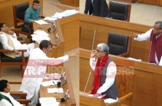 Assembly 2nd day heated up after opposition alleges CPI-Ms chief involvement in Ganja-business across Tripura 